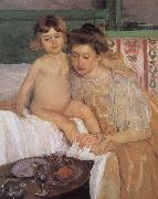 Mary Cassatt Get up oil on canvas